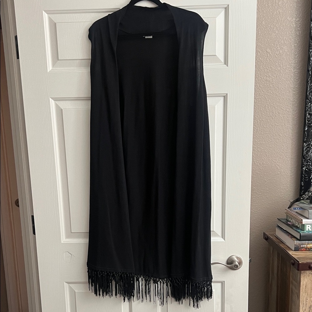 Peter Nygard Black Textured Cardigan